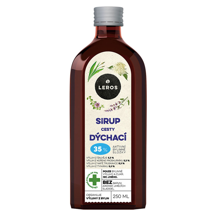 LEROS Sirup cesty dýchací 250 ml