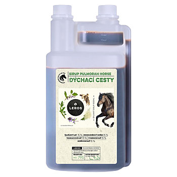 LEROS Pulmoran horse sirup 1000 ml (Veterinární doplňky stravy pro koně)