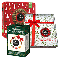 LEROS Vánoční nabídka čajů a sirupy