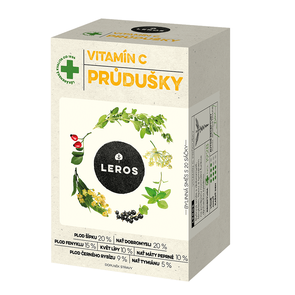 E-shop LEROS Vitamin C průdušky 20 sáčků