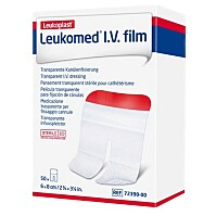 LEUKOMED IV Film sterilní krytí 6 x 8 cm 50 kusů