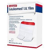 LEUKOMED I.V. Film sterilní krytí 8,5 x 11,5 cm 50 kusů