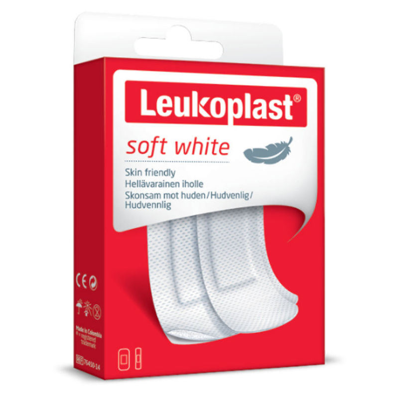 Levně LEUKOPLAST Soft white 2 velikosti 20 kusů 7321808
