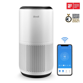 LEVOIT Core 400S Smart chytrá čistička vzduchu (Čističky vzduchu) - Bezdrátový, Čistící, Antialergické, Elektronické, Filtrační