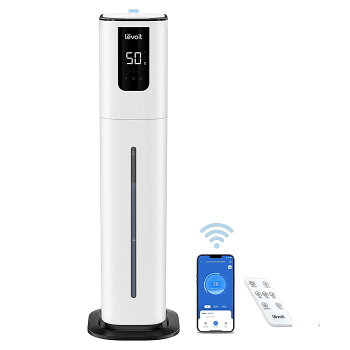 LEVOIT OasisMist 1000S Smart chytrý zvlhčovač vzduchu 10 litrů (Zvlhčovače vzduchu) - Ultrazvukové, Antialergické, Aromatické, Na vodní bázi