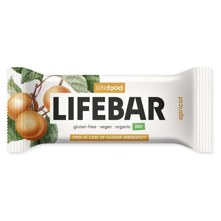 E-shop LIFEFOOD Lifebar tyčinka meruňková RAW BIO 40 g