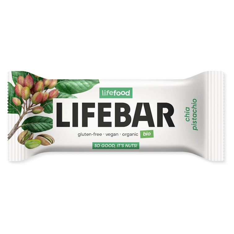 E-shop LIFEFOOD Lifebar tyčinka pistáciová s chia RAW BIO 40 g
