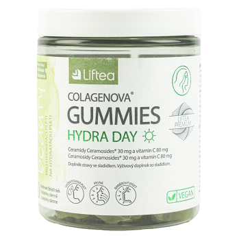 LIFTEA Colagenova Hydra Day Gummies 60 žvýkacích tablet (Vitamíny na pleť) - Vícesložkové