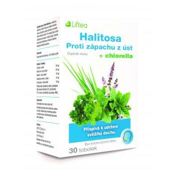 LIFTEA Halitosa proti zápachu z úst + chlorella 30 tobolek
