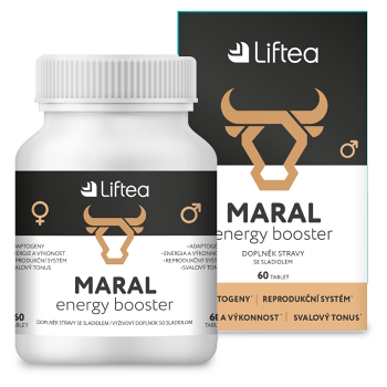 LIFTEA Maral energy booster 60 tablet (Na energii, při únavě) - Přírodní, Vícesložkové