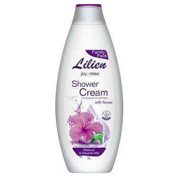 Lilien krémový sprchový gel Hibiscus & Sesame milk 750ml