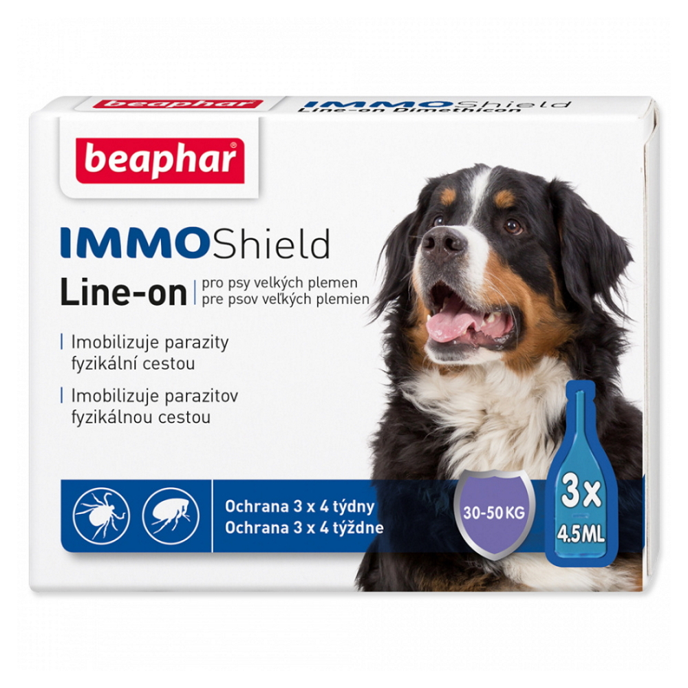 Levně BEAPHAR Line-on Immo Shield pes L 4,5ml 3 pipety