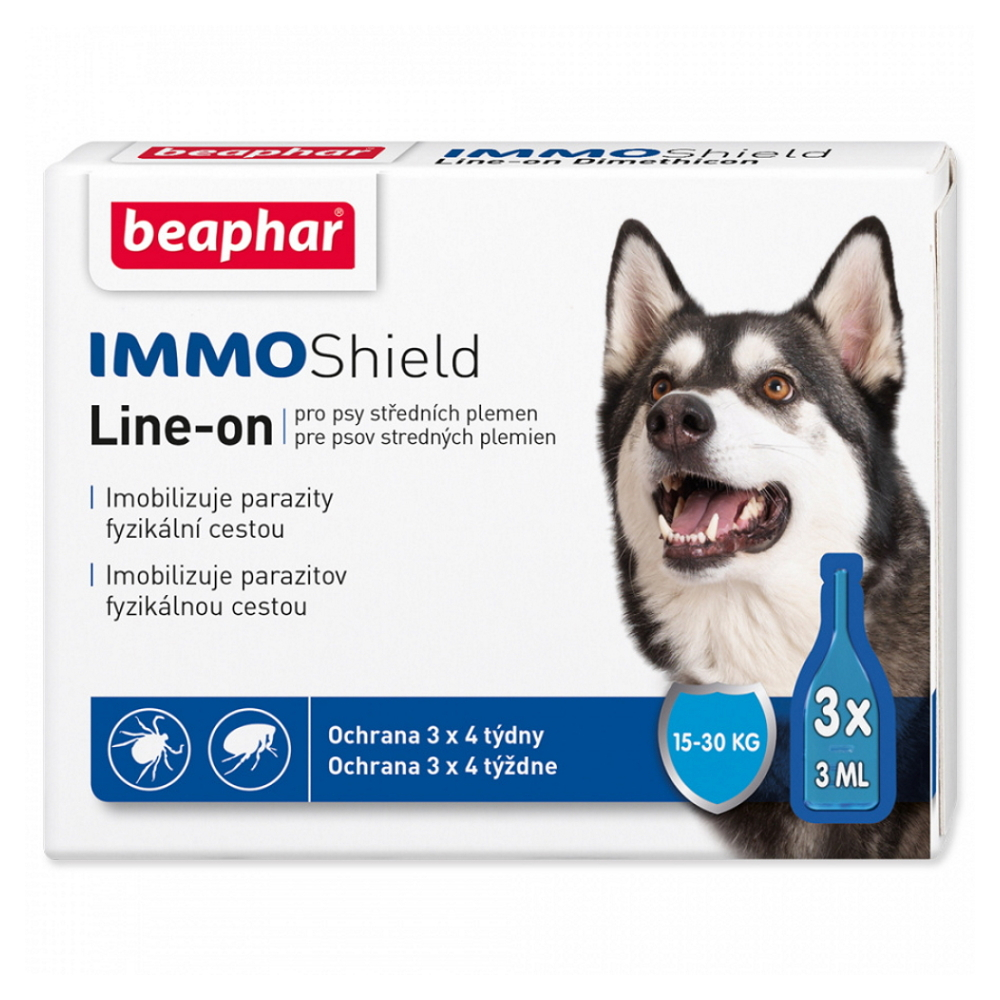 E-shop BEAPHAR Line-on Immo Shield pes M 3 ml 3 pipety