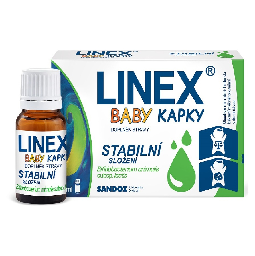 Levně LINEX Baby kapky stabilní složení 8 ml