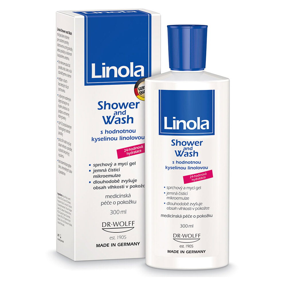Levně LINOLA Shower and Wash sprchový a mycí 300 ml