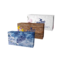 LINTEO Satin Papírové kapesníky 2-vrstvé Box 150 ks