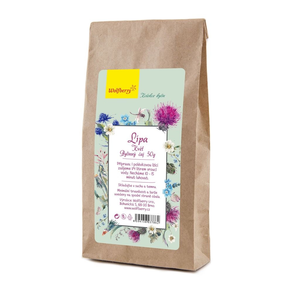 E-shop WOLFBERRY Lípa bylinný čaj 50 g