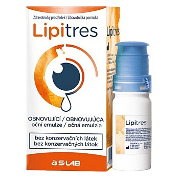 LIPITRES Obnovující oční emulze 10 ml (Na zvhlčení očí, umělé slzy)
