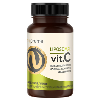 NUPREME Liposomal vitamín C 30 kapslí (Vitamín C) - Jednosložkové, Lipozomální