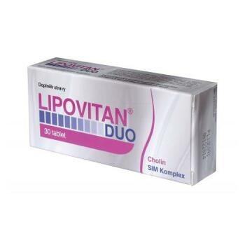 Lipovitan duo 30 tablet  (Detoxikace jater, očista jater)
