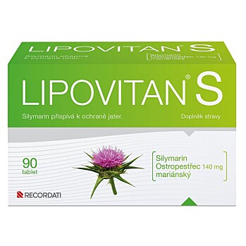 LIPOVITAN S 90 tablet (Detoxikace jater, očista jater)
