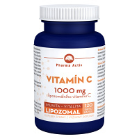 PHARMA ACTIV Lipozomal vitamín C 1000 mg 120 kapslí