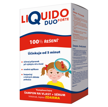 LIQUIDO Duo forte  šampon na vši 200 ml + sérum ZDARMA