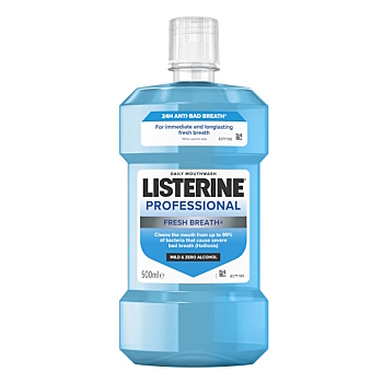 LISTERINE Professional fresh breath+ 500 ml (Ústní vody)