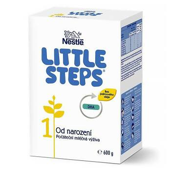LITTLE STEPS 1 Počáteční mléčná výživa 600 g (Počáteční kojenecká mléka)