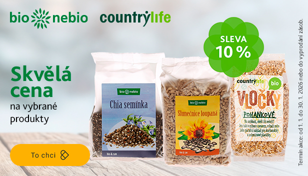 Country Life a BIO NEBIO se slevou 10%