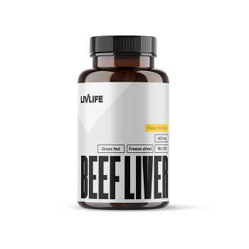 LIVLIFE Grass fed beef liver 180 kapslí (Měď) - Vícesložkové