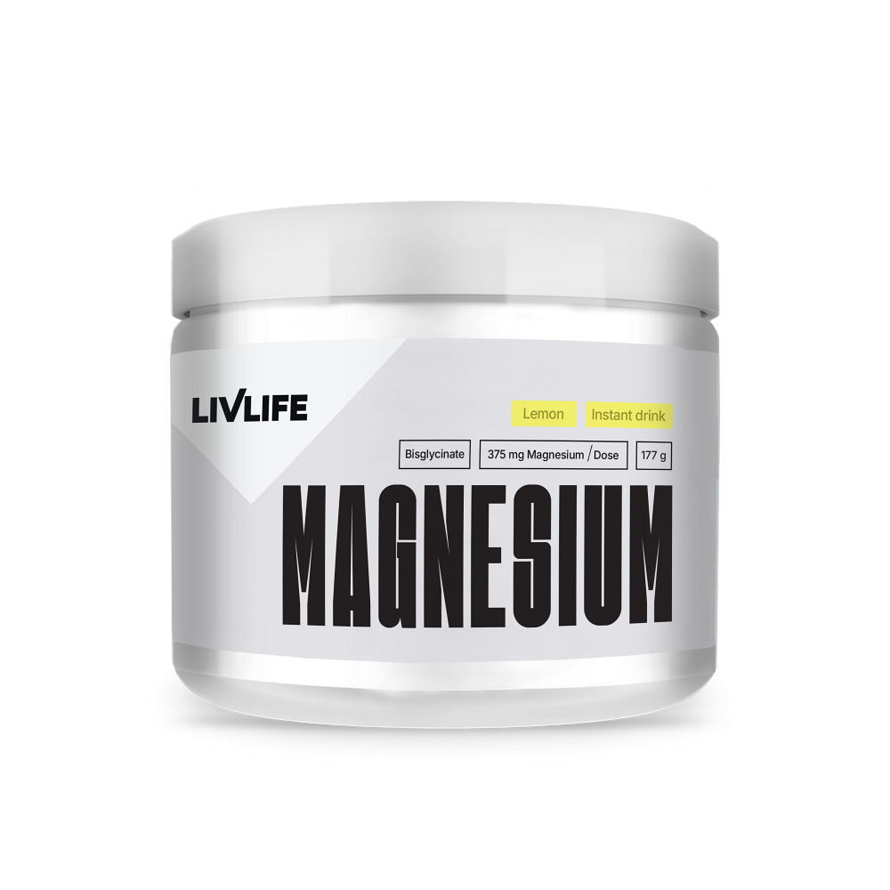 LIVLIFE Magnesium bysglicinate 12% drink citron 177 g