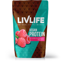 LIVLIFE Vegan protein s lyofilizovanou malinou 245 g