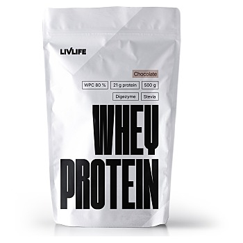 LIVLIFE Whey protein čokoláda 500 g (Proteinové nápoje)
