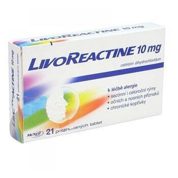 LIVOREACTINE 10 MG  21X10MG Potahované tablety