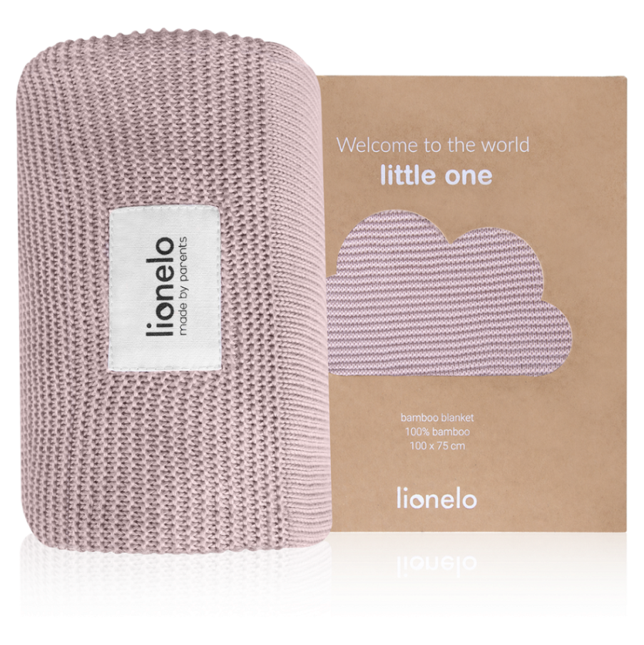 Levně LIONELO Bamboo blanket pink