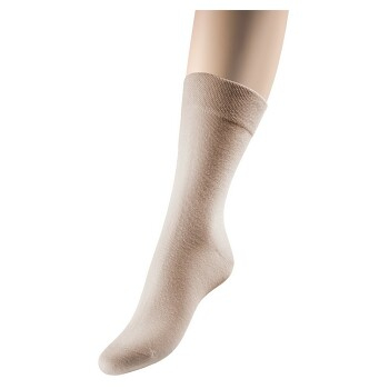 LOANA Dia hladké ponožky světle béžové, Velikost: Fr. 38-41 (25-27 cm)