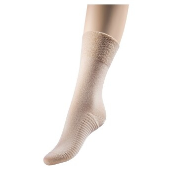 LOANA Dia masážní ponožky světle béžové, Velikost: Fr. 43-48 (29-32 cm)