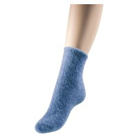 LOANA Teplé ponožky jeans, Velikost: Fr. 35-37 (23-24 cm)