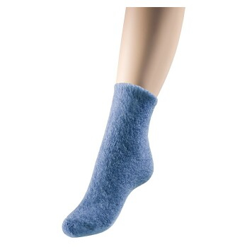 LOANA Teplé ponožky jeans, Velikost: Fr. 38-39 (25-26 cm)