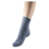 LOANA Teplé ponožky šedé, Velikost: Fr. 35-37 (23-24 cm)