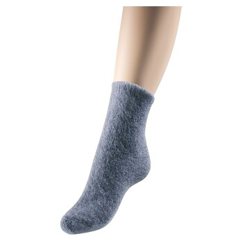 LOANA Teplé ponožky šedé, Velikost: Fr. 41-42 (27-28 cm)