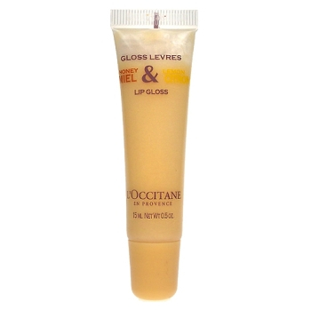 L´Occitane Lip Gloss Honey Lemon  15ml  (Tělová kosmetika) - Hydratační