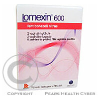 LOMEXIN 600  2X600MG Poševní tobolky