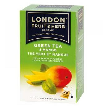 LONDON FRUIT & HERB Zelený čaj s mangem 20x2 g