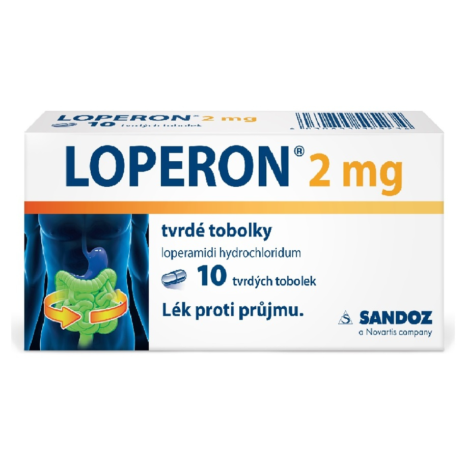 Levně LOPERON 2mg 10 tobolek