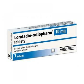 LORATADIN-RATIOPHARM 10 MG  7X10MG Tablety