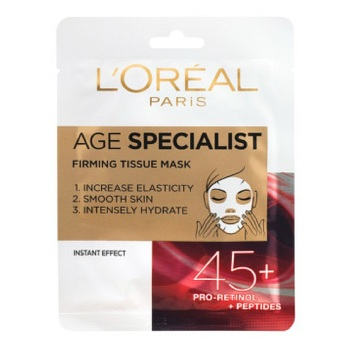 L´OREAL Age Expert 45+ Pleťová textilní maska 30 g