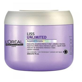 L'ORÉAL Expert Liss Unlimited maska pro uhlazení nepoddajných vlasů 200 ml