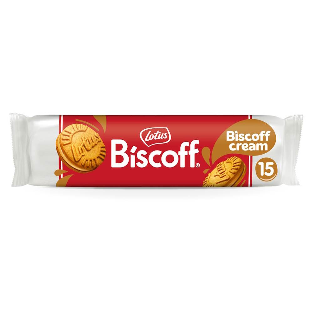 Levně LOTUS BISCOFF Sušenky plněné krémem biscoff 150 g